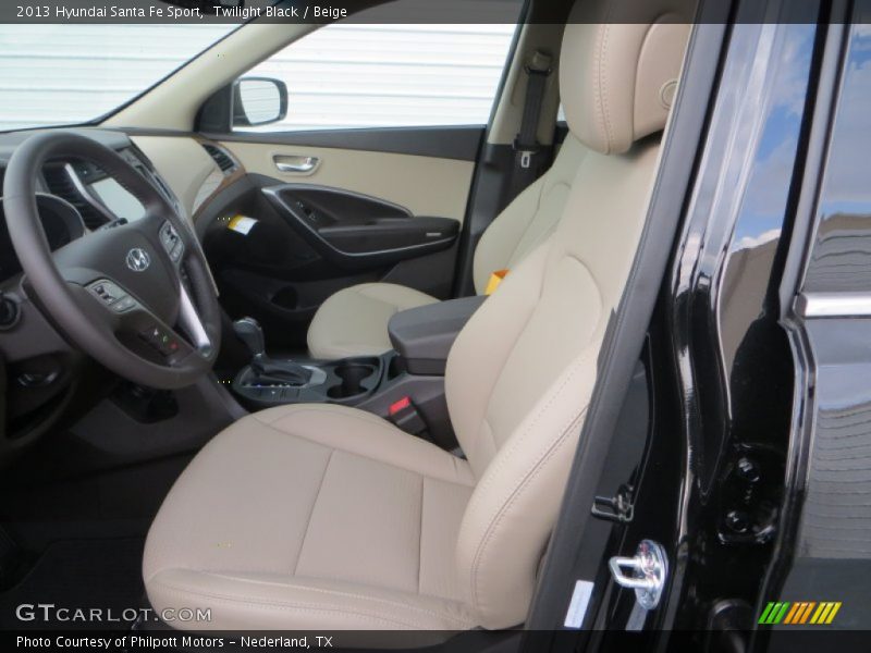 Twilight Black / Beige 2013 Hyundai Santa Fe Sport