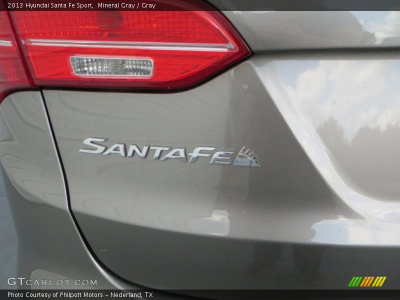 Mineral Gray / Gray 2013 Hyundai Santa Fe Sport