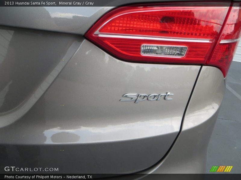 Mineral Gray / Gray 2013 Hyundai Santa Fe Sport