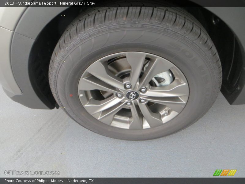 Mineral Gray / Gray 2013 Hyundai Santa Fe Sport