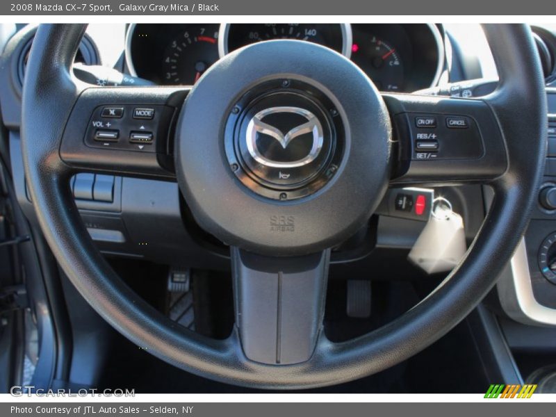 Galaxy Gray Mica / Black 2008 Mazda CX-7 Sport