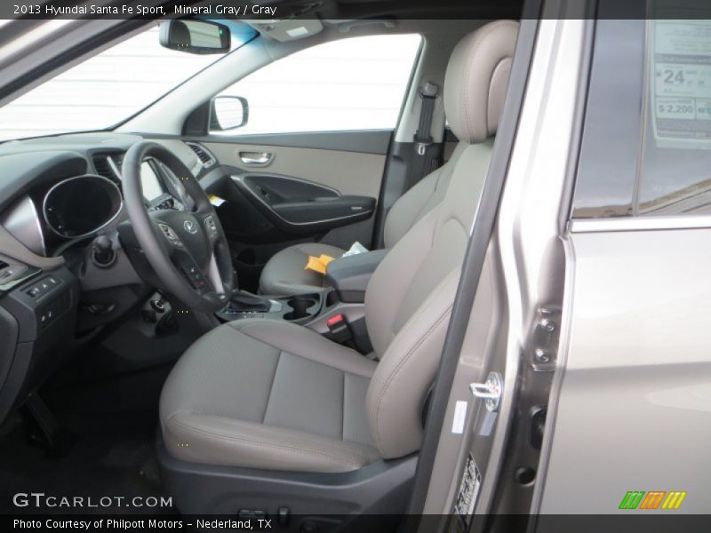 Mineral Gray / Gray 2013 Hyundai Santa Fe Sport
