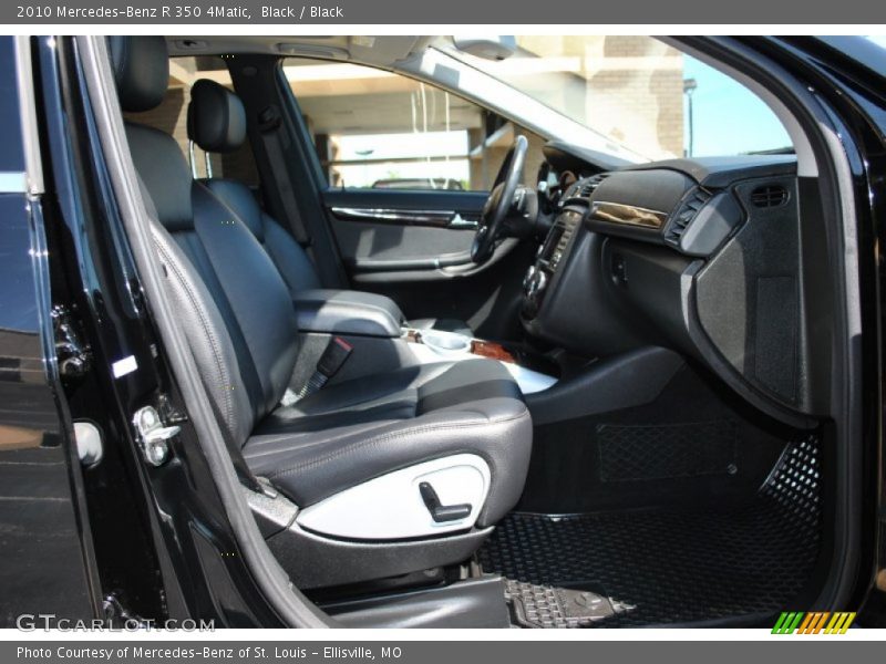 Black / Black 2010 Mercedes-Benz R 350 4Matic