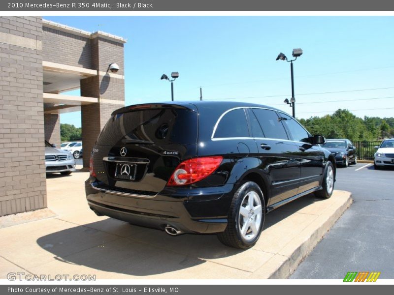 Black / Black 2010 Mercedes-Benz R 350 4Matic