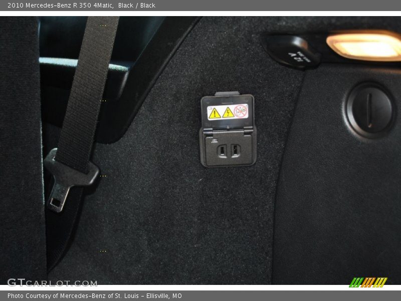 Black / Black 2010 Mercedes-Benz R 350 4Matic