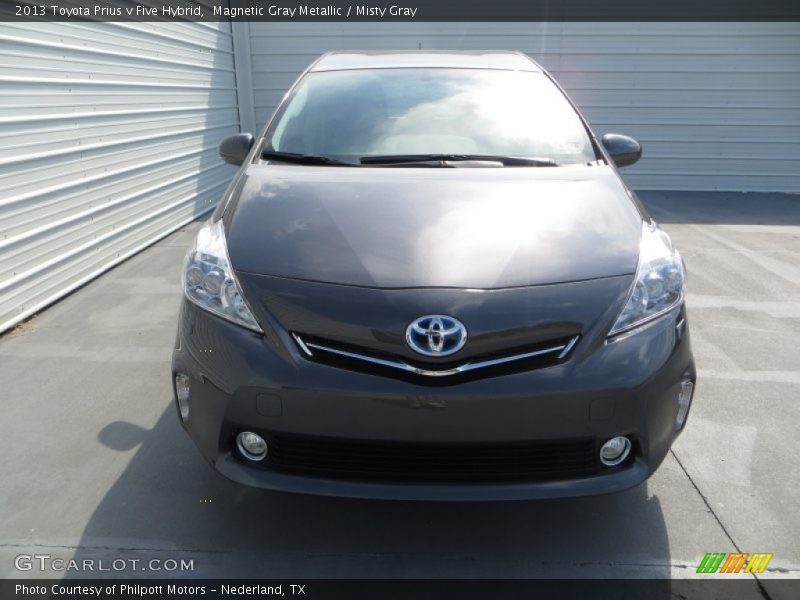 Magnetic Gray Metallic / Misty Gray 2013 Toyota Prius v Five Hybrid