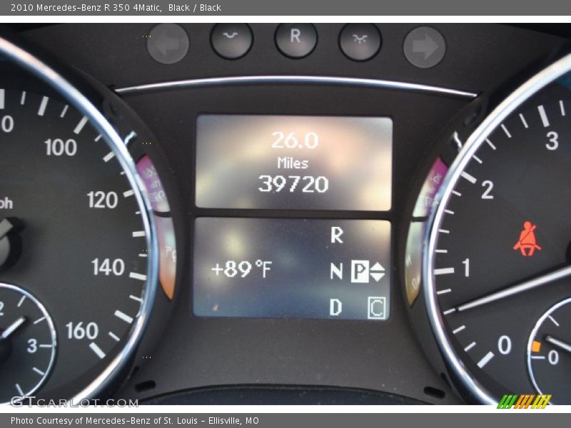 Black / Black 2010 Mercedes-Benz R 350 4Matic