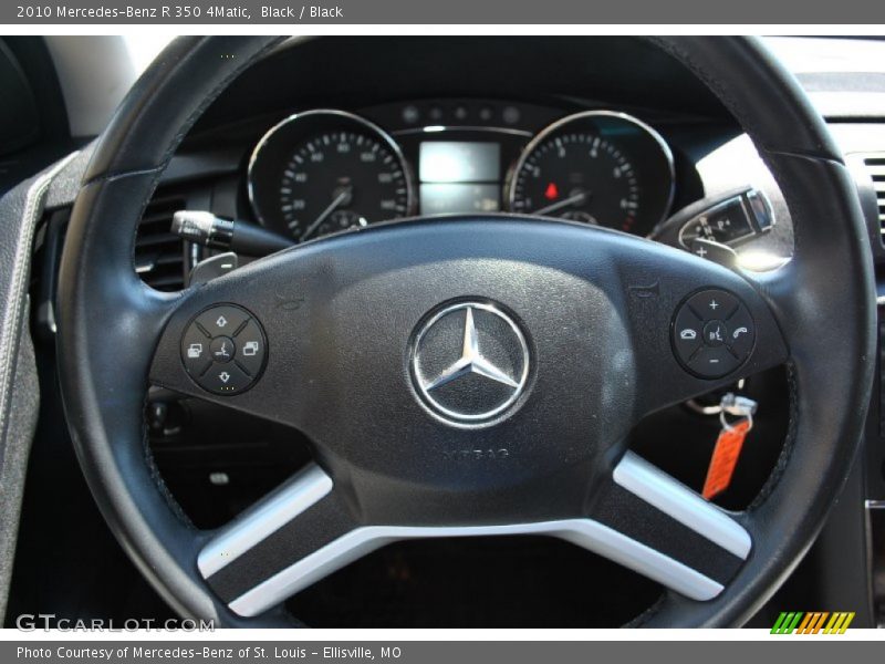 Black / Black 2010 Mercedes-Benz R 350 4Matic