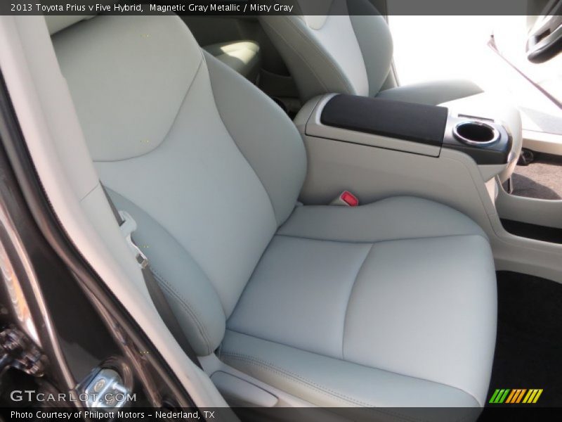 Magnetic Gray Metallic / Misty Gray 2013 Toyota Prius v Five Hybrid