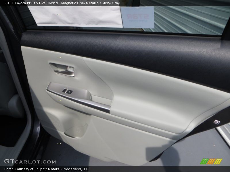 Magnetic Gray Metallic / Misty Gray 2013 Toyota Prius v Five Hybrid