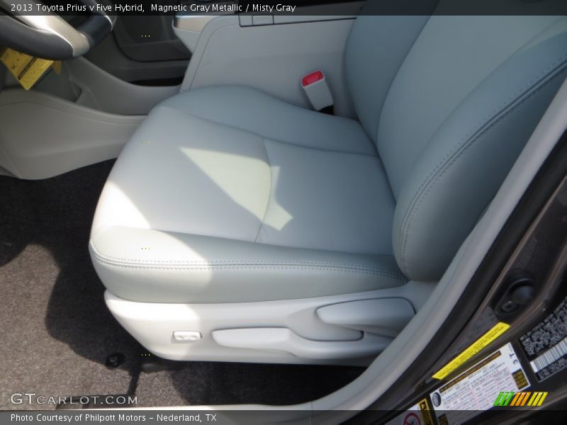 Magnetic Gray Metallic / Misty Gray 2013 Toyota Prius v Five Hybrid