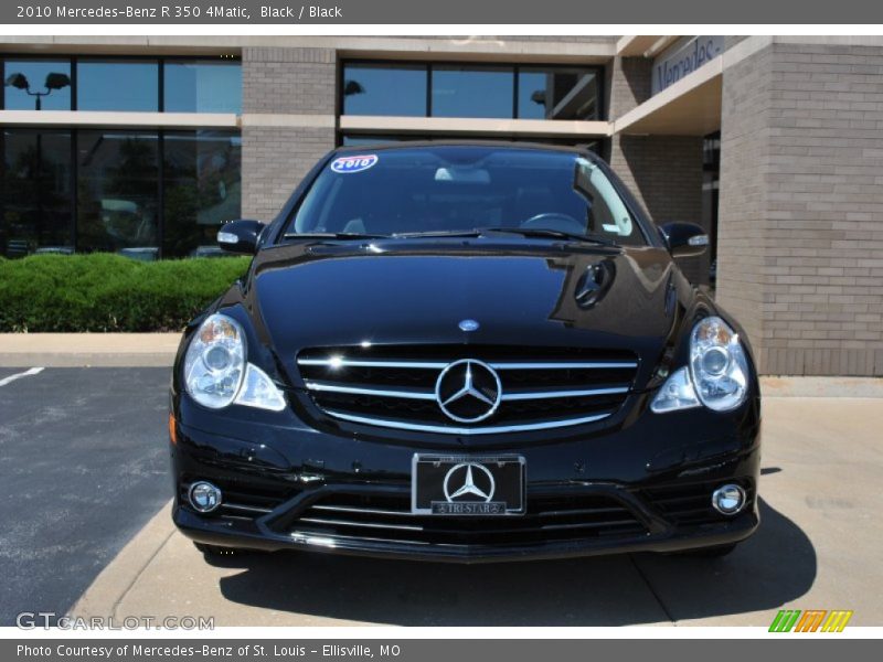 Black / Black 2010 Mercedes-Benz R 350 4Matic