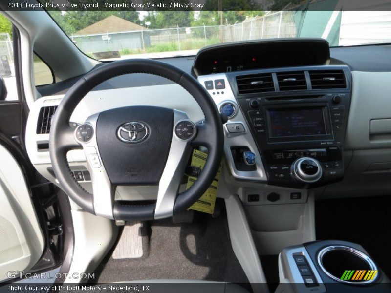 Magnetic Gray Metallic / Misty Gray 2013 Toyota Prius v Five Hybrid