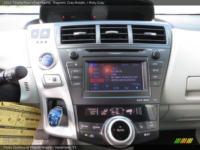 Magnetic Gray Metallic / Misty Gray 2013 Toyota Prius v Five Hybrid