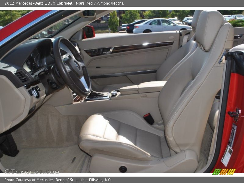 Mars Red / Almond/Mocha 2012 Mercedes-Benz E 350 Cabriolet