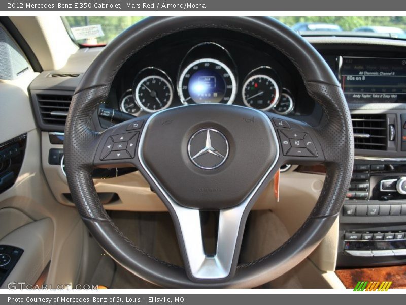 Mars Red / Almond/Mocha 2012 Mercedes-Benz E 350 Cabriolet