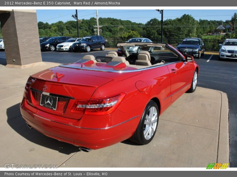 Mars Red / Almond/Mocha 2012 Mercedes-Benz E 350 Cabriolet