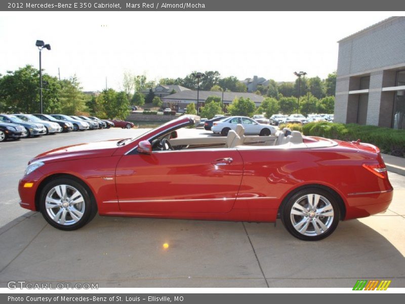 Mars Red / Almond/Mocha 2012 Mercedes-Benz E 350 Cabriolet