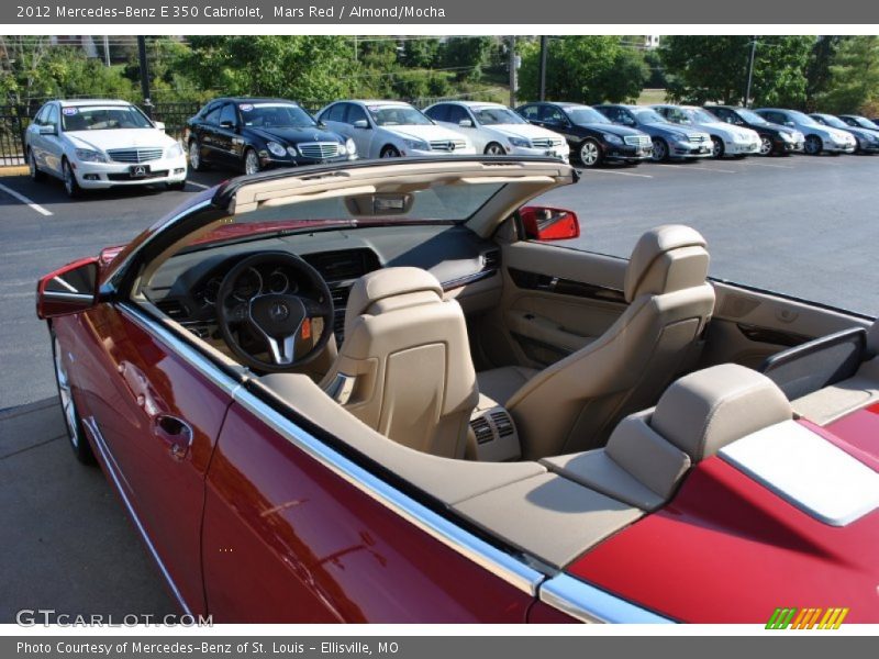 Mars Red / Almond/Mocha 2012 Mercedes-Benz E 350 Cabriolet
