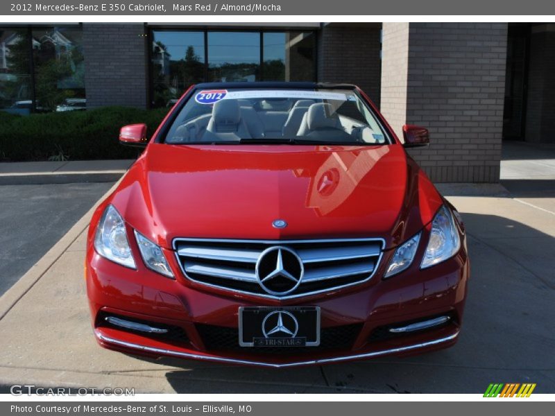Mars Red / Almond/Mocha 2012 Mercedes-Benz E 350 Cabriolet