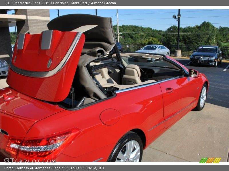 Mars Red / Almond/Mocha 2012 Mercedes-Benz E 350 Cabriolet