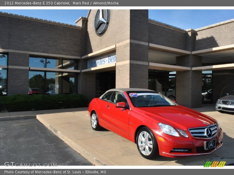 Mars Red / Almond/Mocha 2012 Mercedes-Benz E 350 Cabriolet