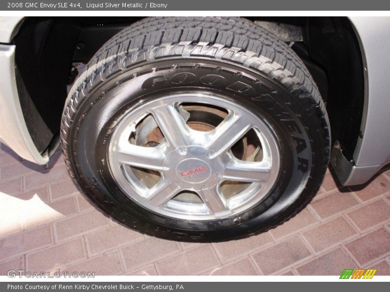 Liquid Silver Metallic / Ebony 2008 GMC Envoy SLE 4x4