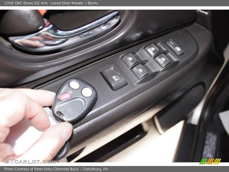 Liquid Silver Metallic / Ebony 2008 GMC Envoy SLE 4x4