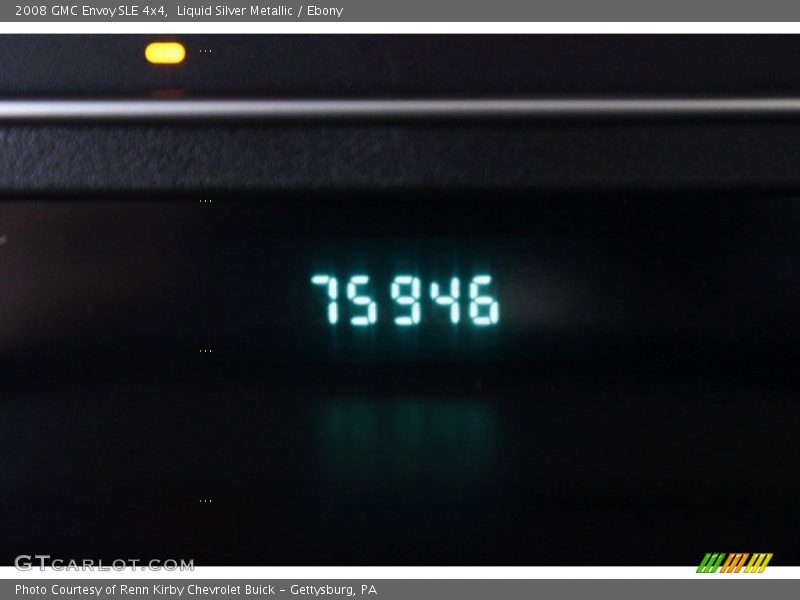 Liquid Silver Metallic / Ebony 2008 GMC Envoy SLE 4x4