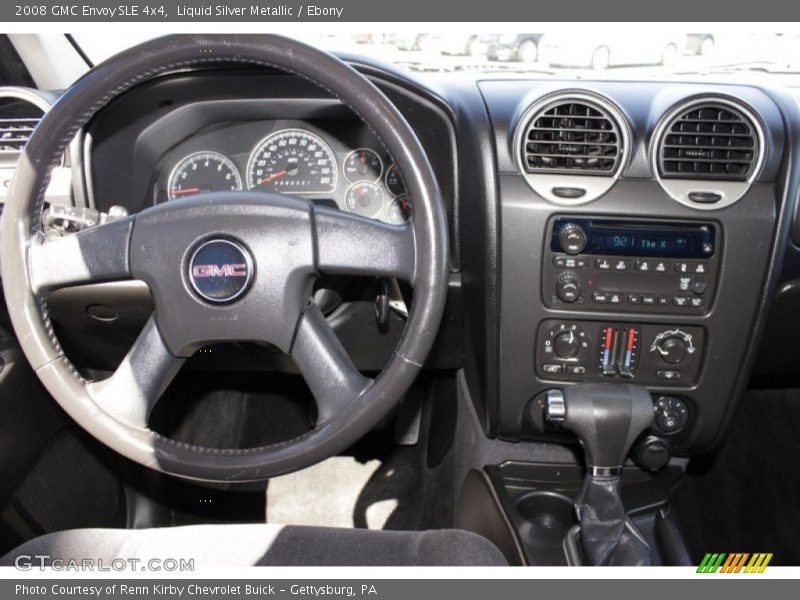 Liquid Silver Metallic / Ebony 2008 GMC Envoy SLE 4x4