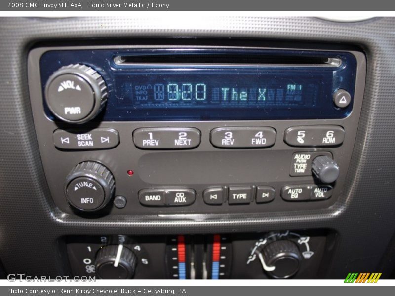 Liquid Silver Metallic / Ebony 2008 GMC Envoy SLE 4x4