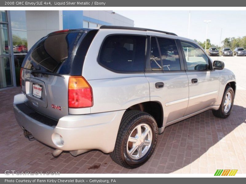 Liquid Silver Metallic / Ebony 2008 GMC Envoy SLE 4x4