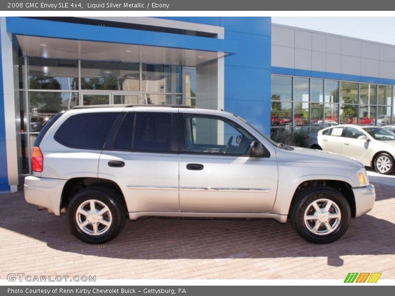 Liquid Silver Metallic / Ebony 2008 GMC Envoy SLE 4x4