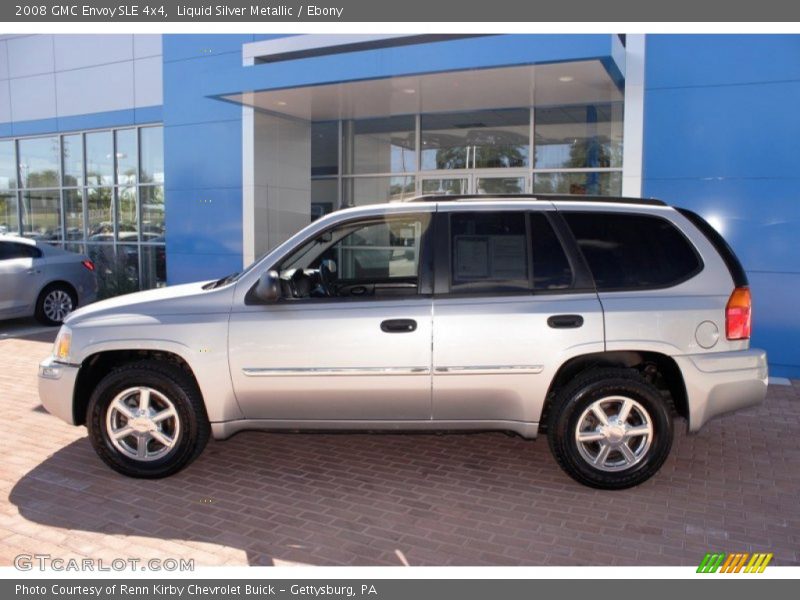 Liquid Silver Metallic / Ebony 2008 GMC Envoy SLE 4x4