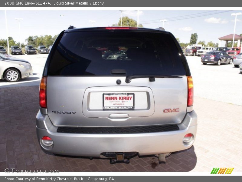 Liquid Silver Metallic / Ebony 2008 GMC Envoy SLE 4x4