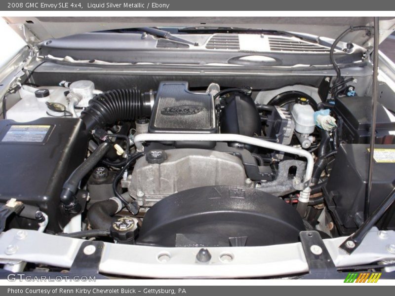 Liquid Silver Metallic / Ebony 2008 GMC Envoy SLE 4x4