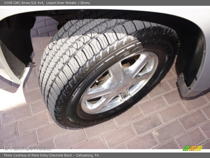Liquid Silver Metallic / Ebony 2008 GMC Envoy SLE 4x4