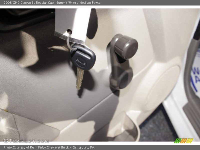 Summit White / Medium Pewter 2008 GMC Canyon SL Regular Cab