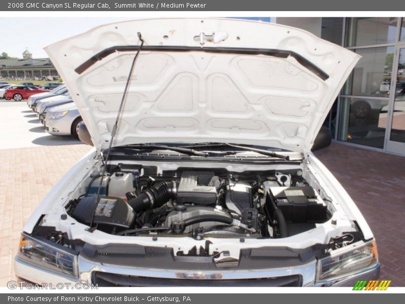 Summit White / Medium Pewter 2008 GMC Canyon SL Regular Cab