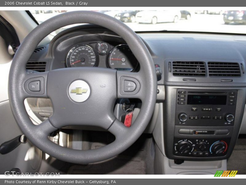 Black / Gray 2006 Chevrolet Cobalt LS Sedan