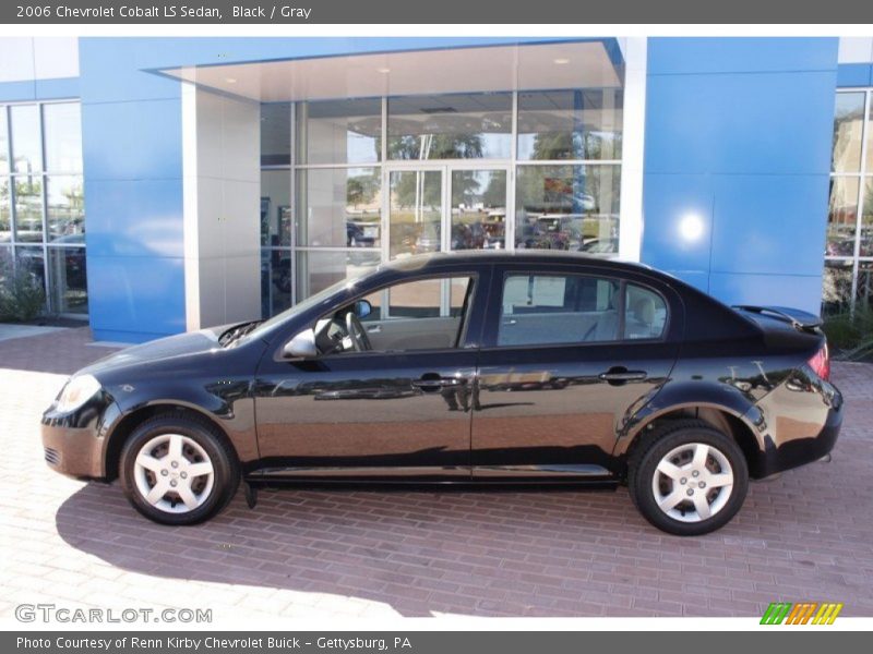 Black / Gray 2006 Chevrolet Cobalt LS Sedan