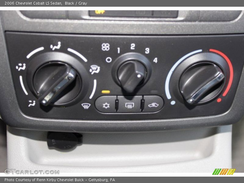 Black / Gray 2006 Chevrolet Cobalt LS Sedan