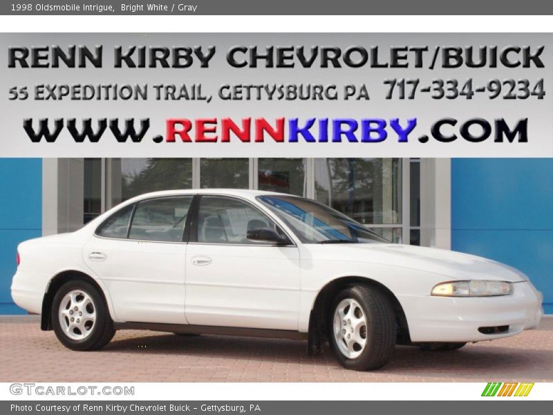 Bright White / Gray 1998 Oldsmobile Intrigue