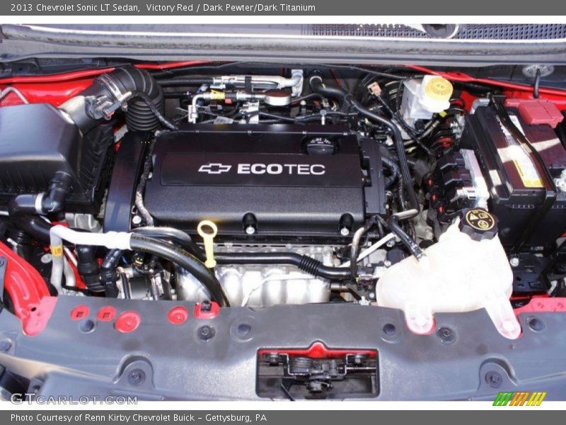 Victory Red / Dark Pewter/Dark Titanium 2013 Chevrolet Sonic LT Sedan