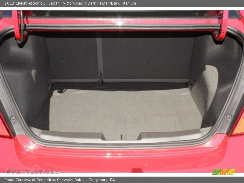 Victory Red / Dark Pewter/Dark Titanium 2013 Chevrolet Sonic LT Sedan