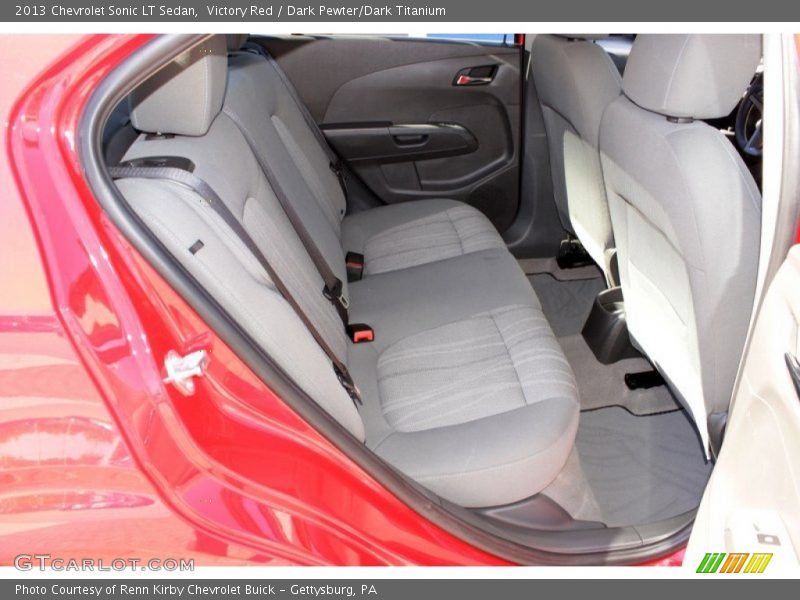 Victory Red / Dark Pewter/Dark Titanium 2013 Chevrolet Sonic LT Sedan
