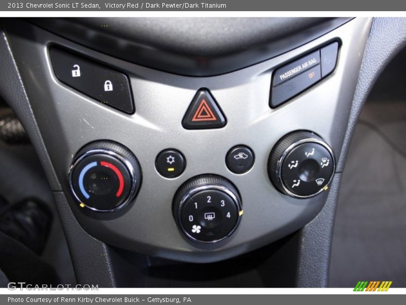 Victory Red / Dark Pewter/Dark Titanium 2013 Chevrolet Sonic LT Sedan