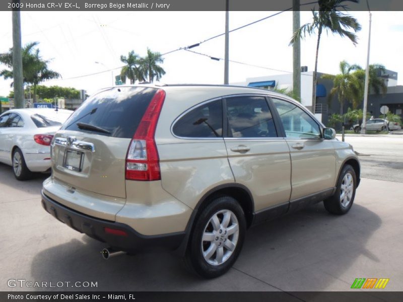 Borrego Beige Metallic / Ivory 2009 Honda CR-V EX-L