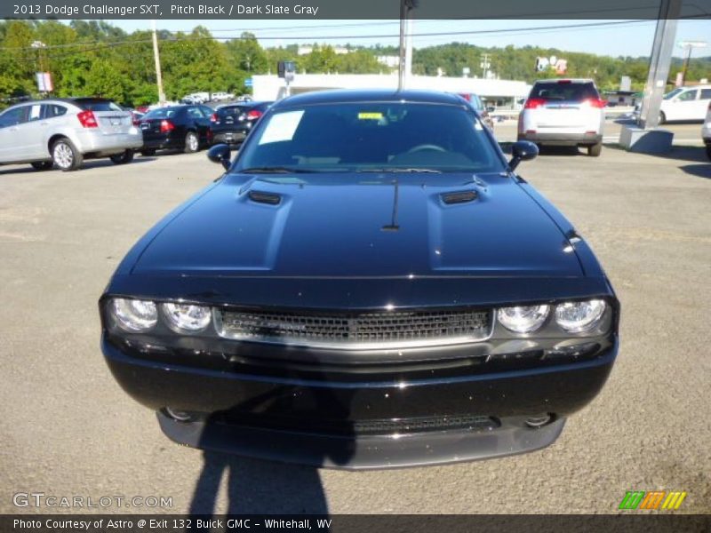 Pitch Black / Dark Slate Gray 2013 Dodge Challenger SXT