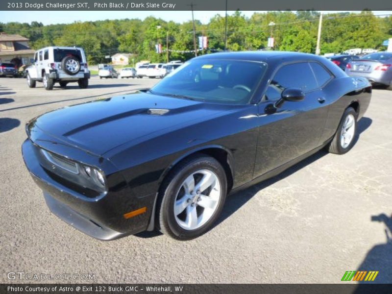 Pitch Black / Dark Slate Gray 2013 Dodge Challenger SXT